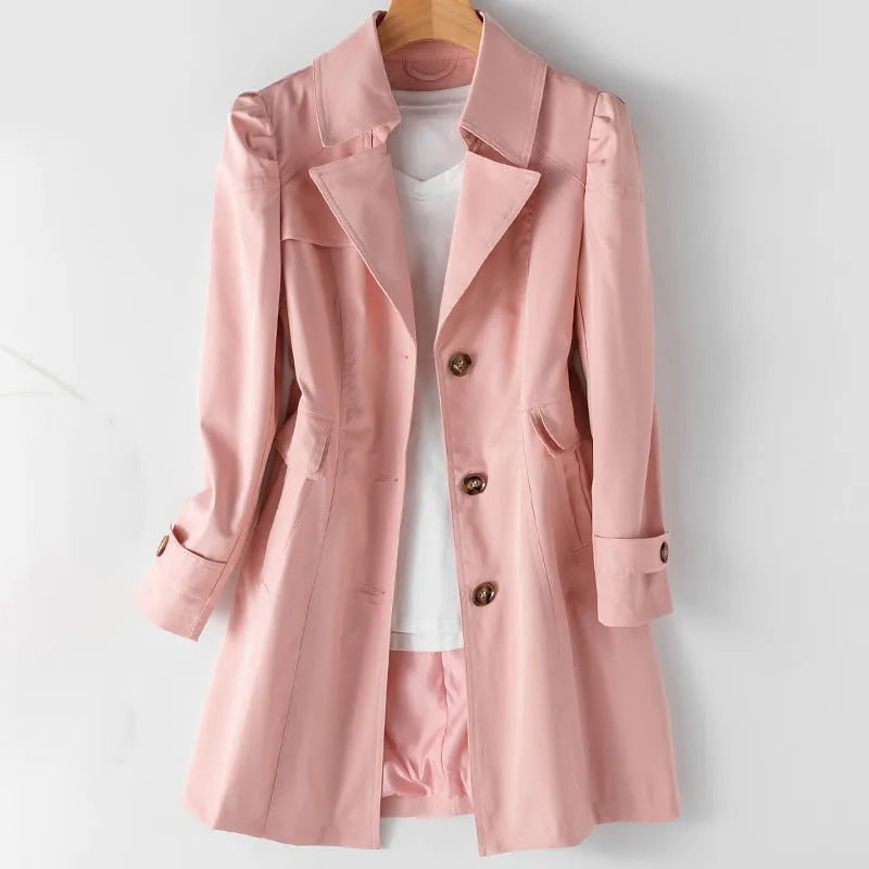 Daphne Mid-Length Trench Coat