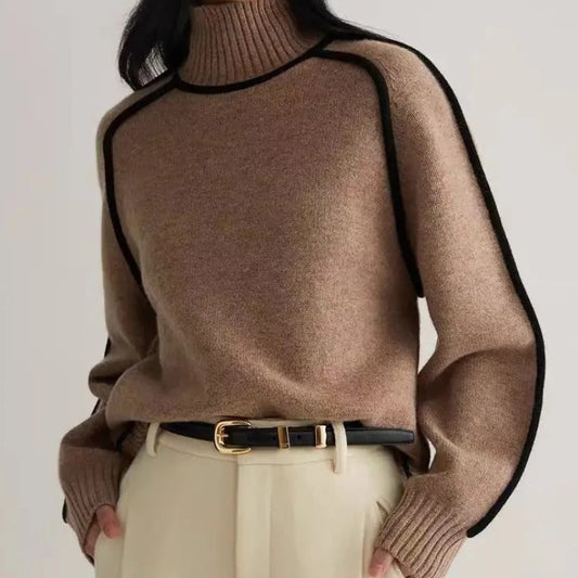 Elisa Knitted Turtleneck Sweater