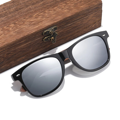 NatureLux Polarized Wooden Sunglasses