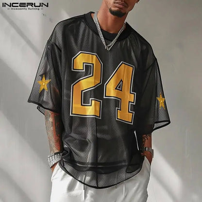 SportVibe Casual Mesh Football Jersey