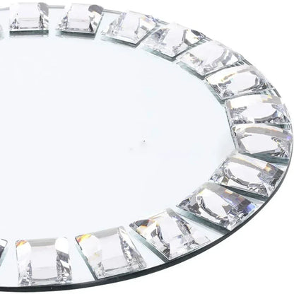 Festive Mirrored Charger Plates