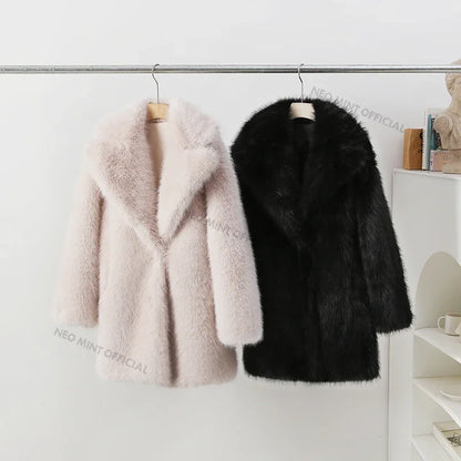 Genevieve Plush Faux Fur Coat