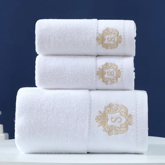 Luxury 3pcs Cotton Towel Set