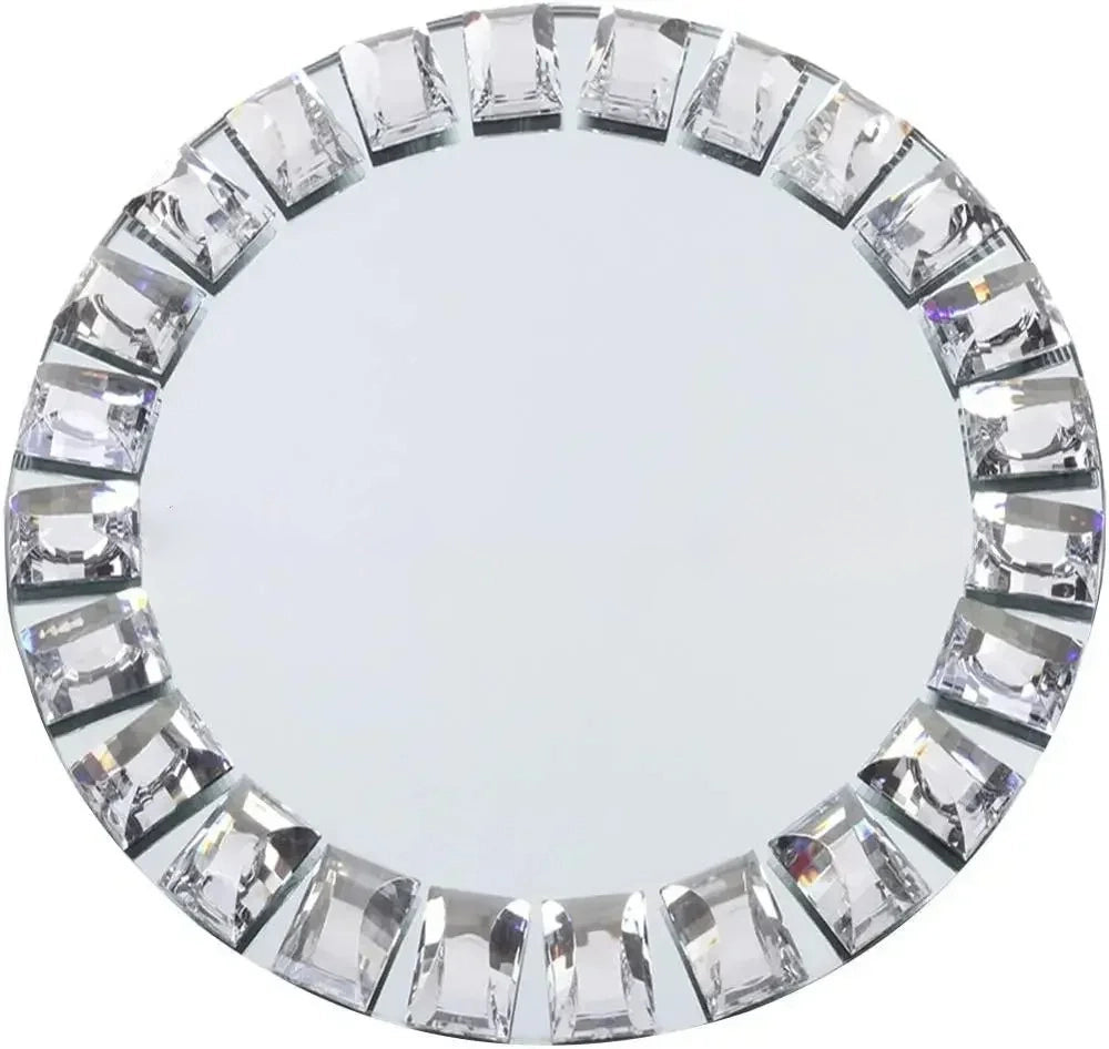 Festive Mirrored Charger Plates