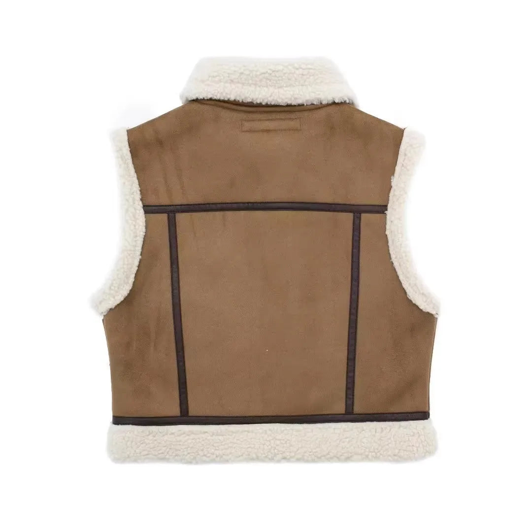 Lexi Sleeveless Bomber Vest