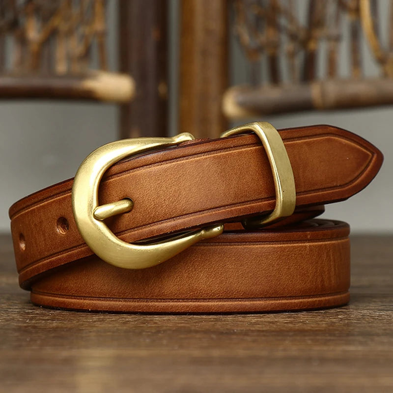 Belle Women's Genuine Leather Belt