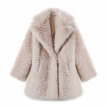 Genevieve Plush Faux Fur Coat