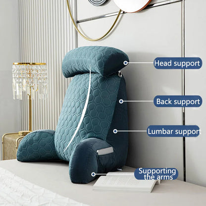 RelaxEase Backrest Reading Pillow